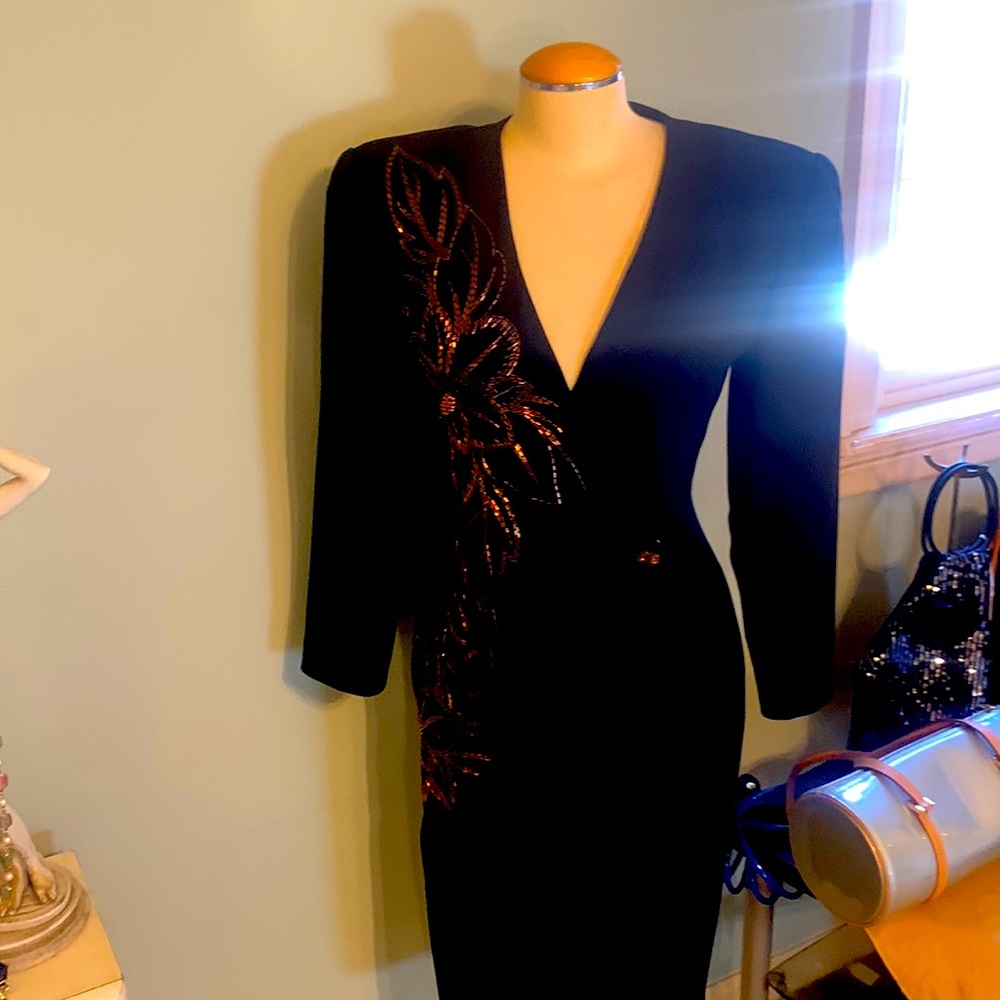 Yvonne Lafleur black dress